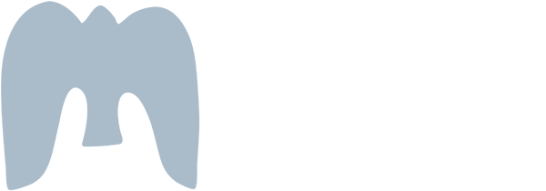 A blue and white McGill Counselling logo
